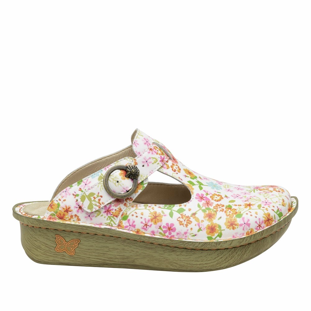 Alegria Classic Prime Time Women's Nursing Shoes Flowers | COUGRD943