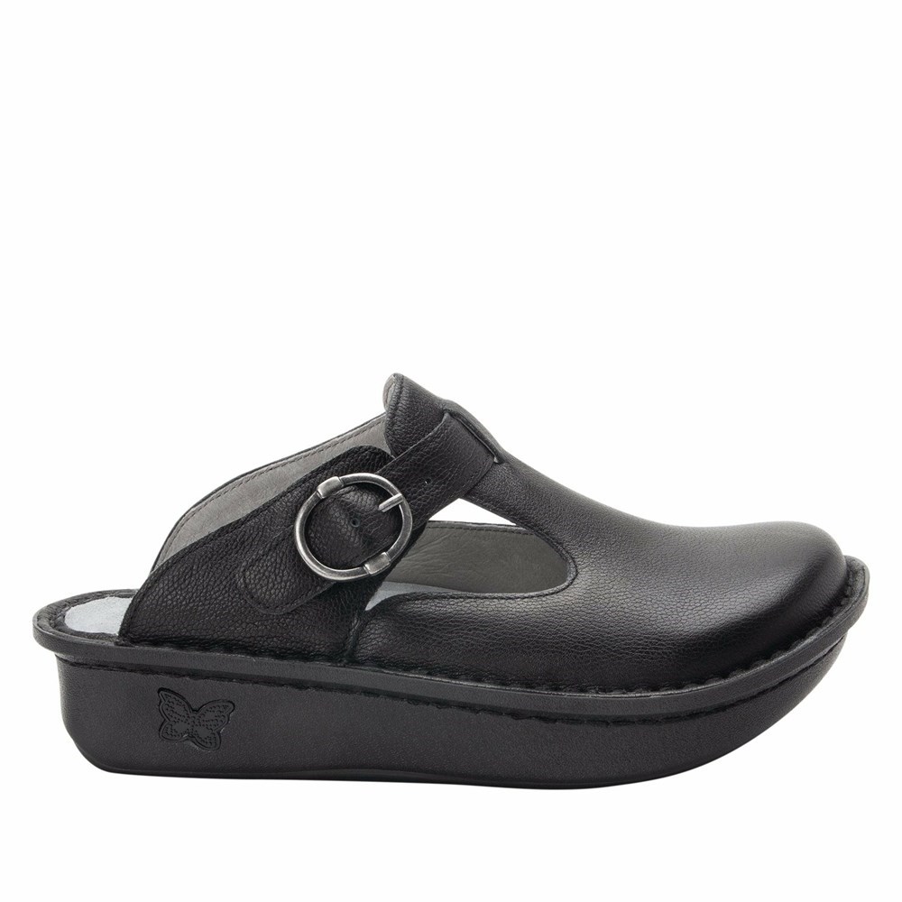 Alegria Classic Upgrade Women's Nursing Shoes Black | QXLRYW170