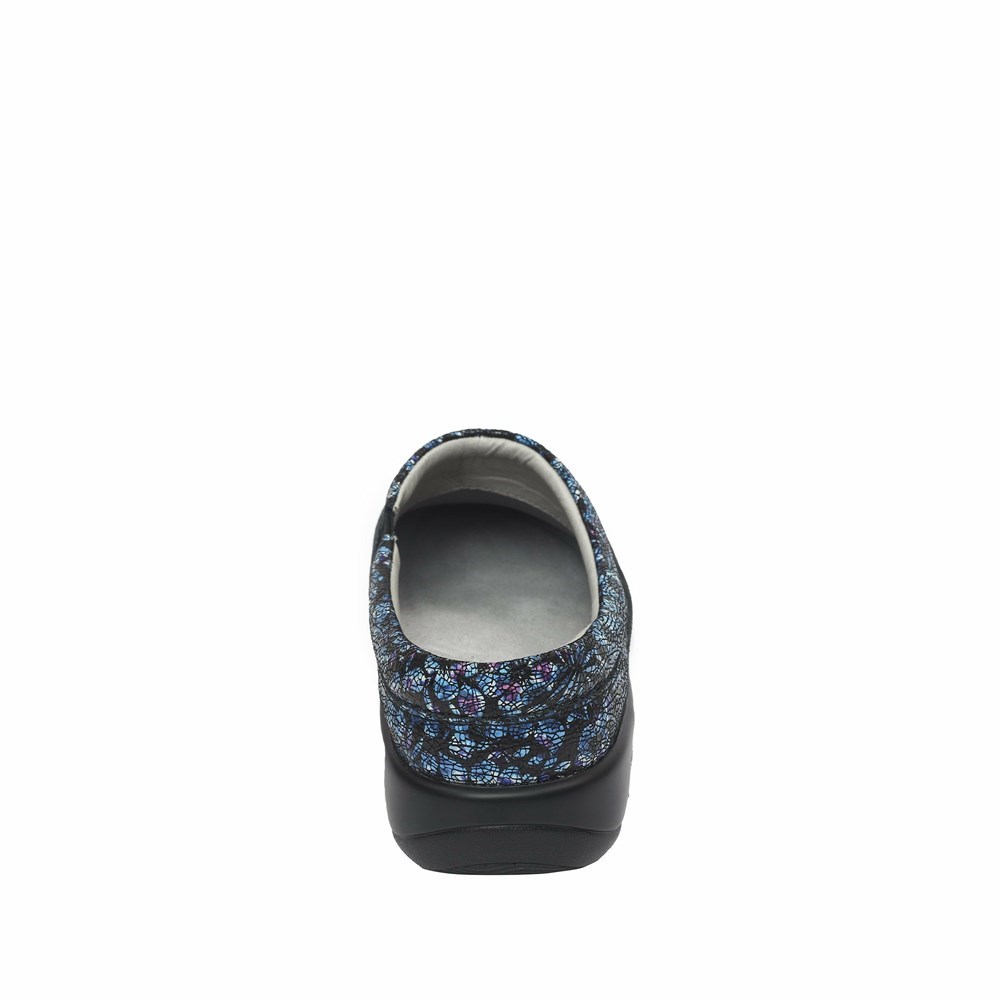 Alegria Kayla Burst Professional Women's Nursing Shoes Navy | KCXERS762