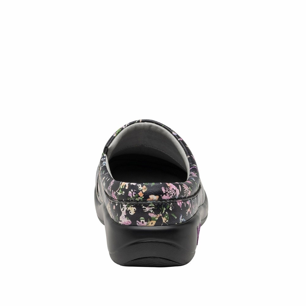 Alegria Kayla Dog & Butterfly Professional Women's Nursing Shoes Black | WBIJFP245