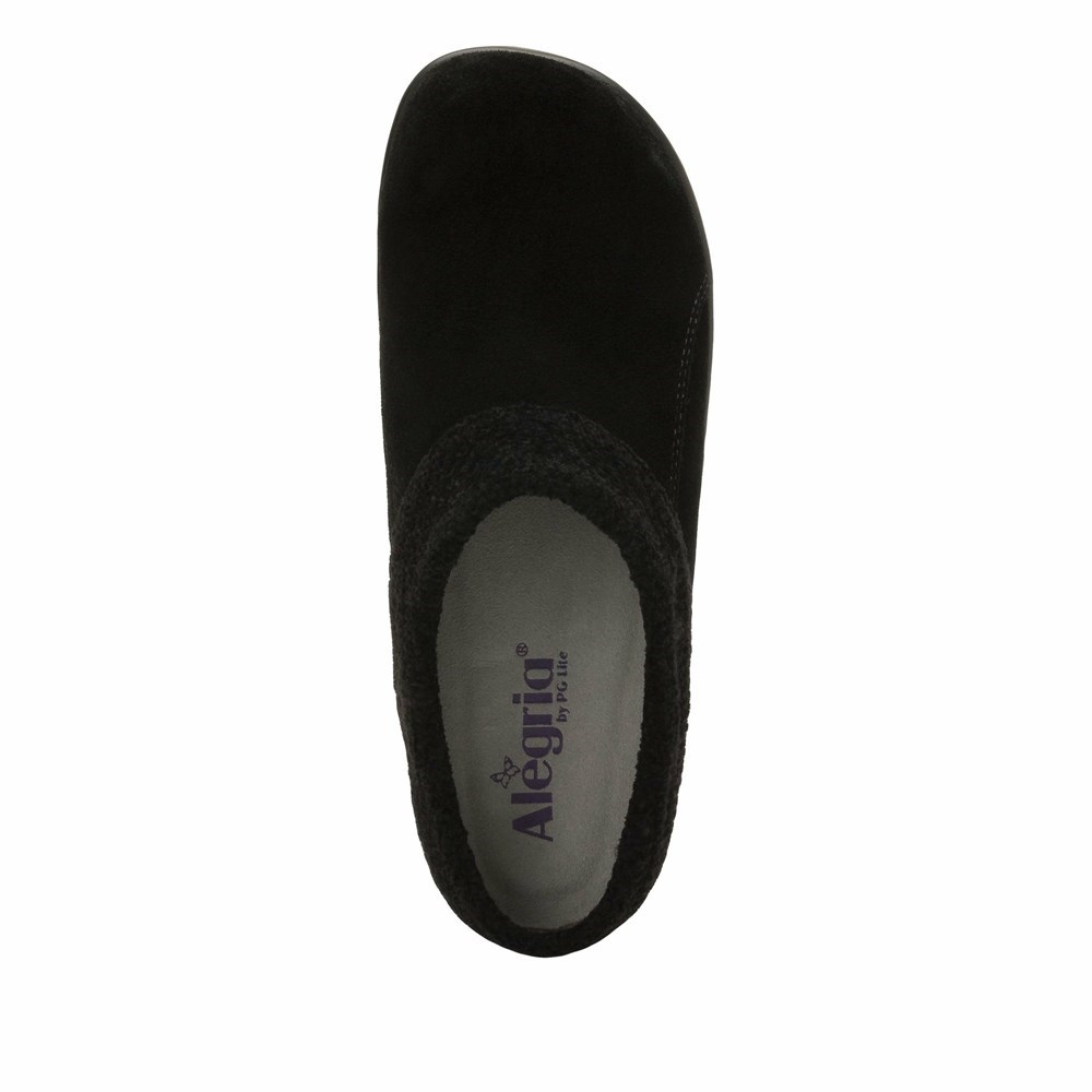 Alegria Kyah Suede Women's Nursing Shoes Black | PDQVKT513