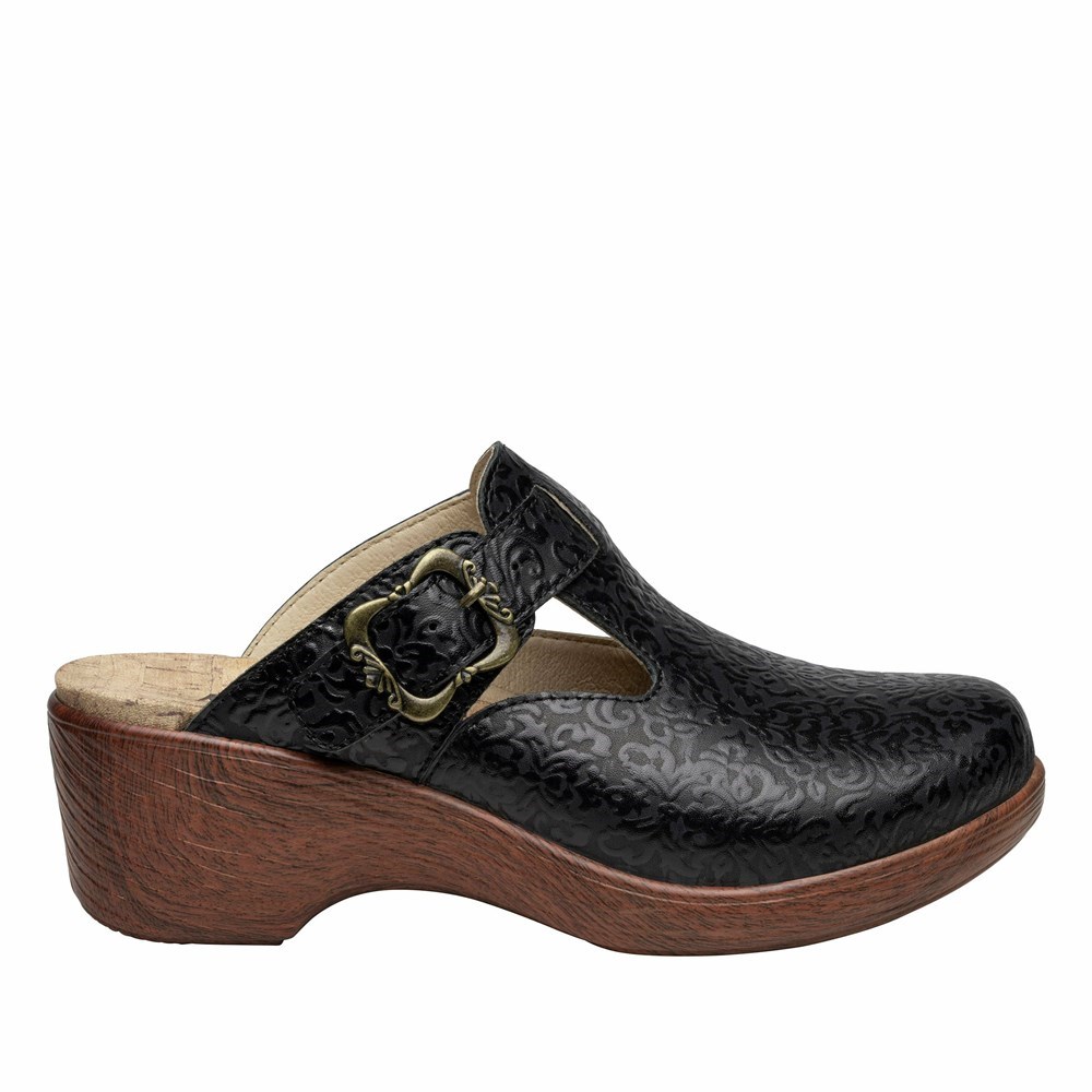 Alegria Selina Go For Baroque Women's Nursing Shoes Black | CDQBMS378