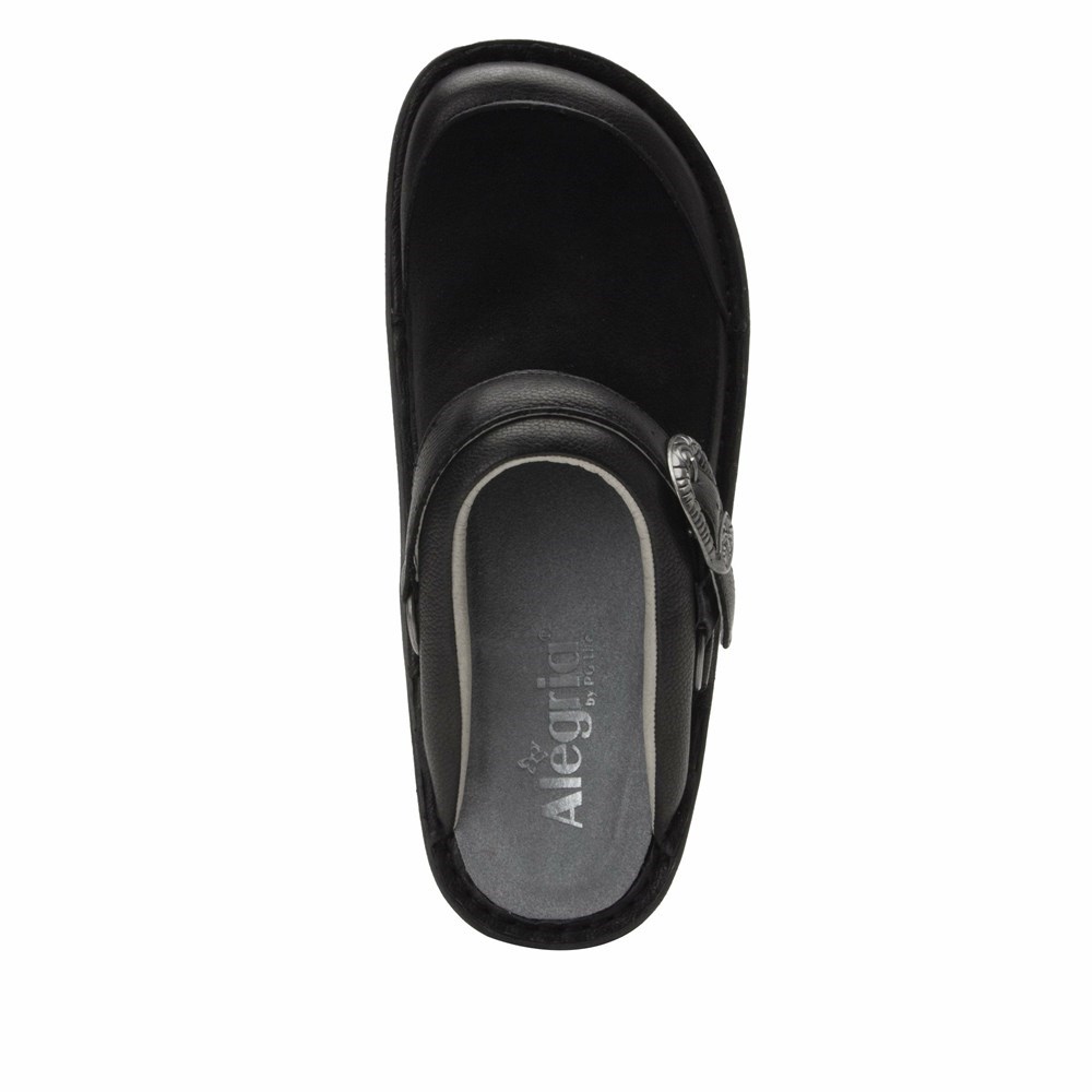 Alegria Seville Flex Women's Nursing Shoes Black | GXNMAO085