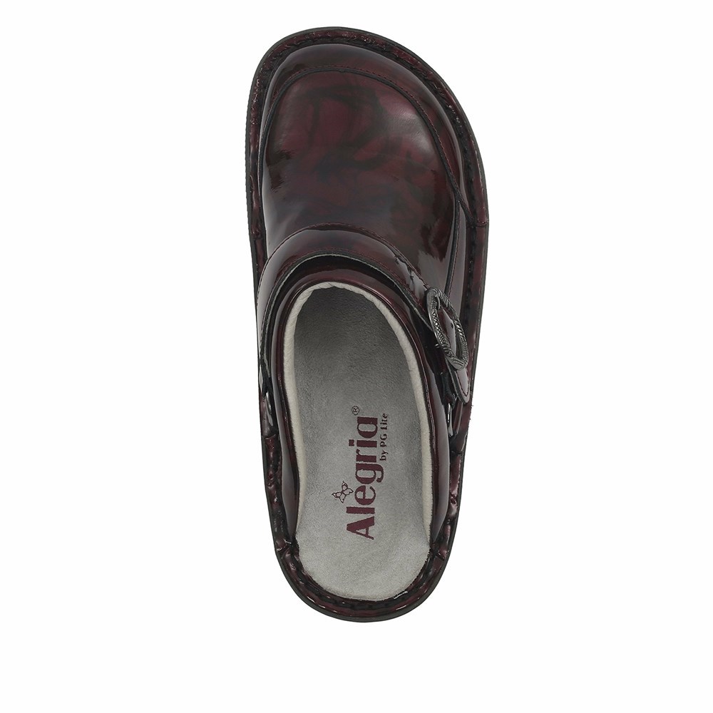 Alegria Seville Garnet Mantle Women's Nursing Shoes Brown | BSUIWD405